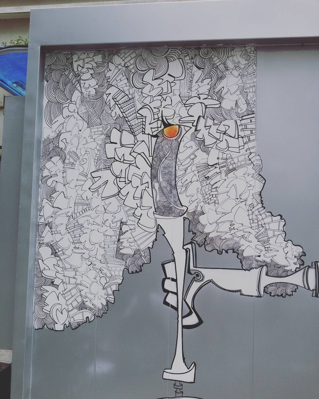 Painel e arquitetura / arquivo do artista