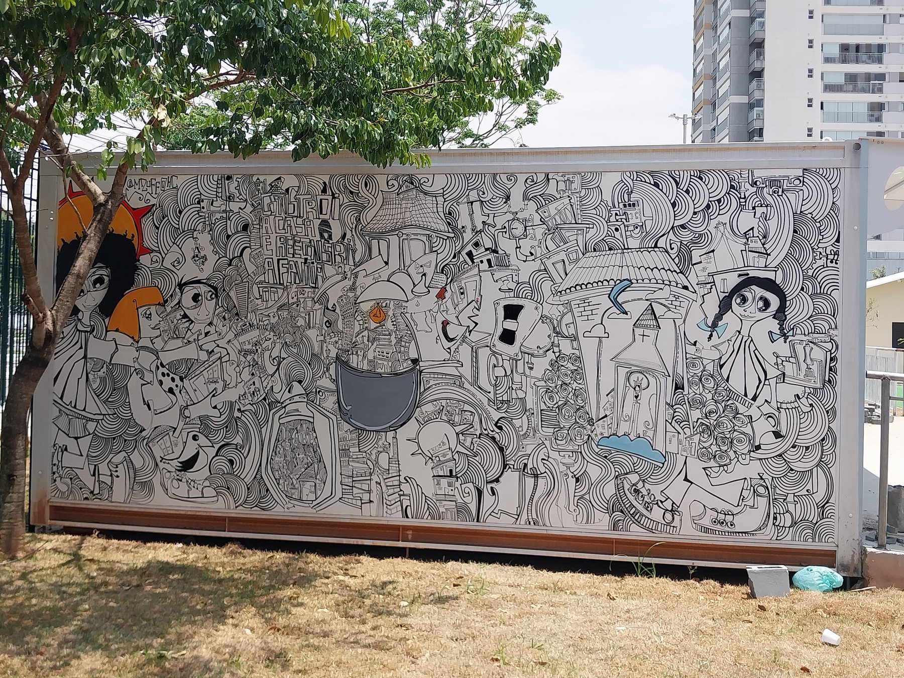 Vilas Reencontro / painel instalado / 2024