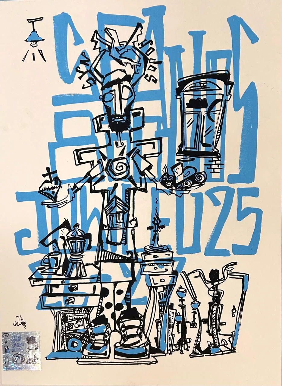 Estudo azul de Francisco 800