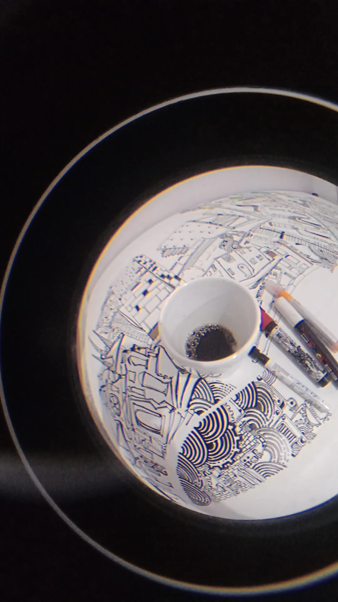 Arte de Marcelo Zuffo vista através de um disco