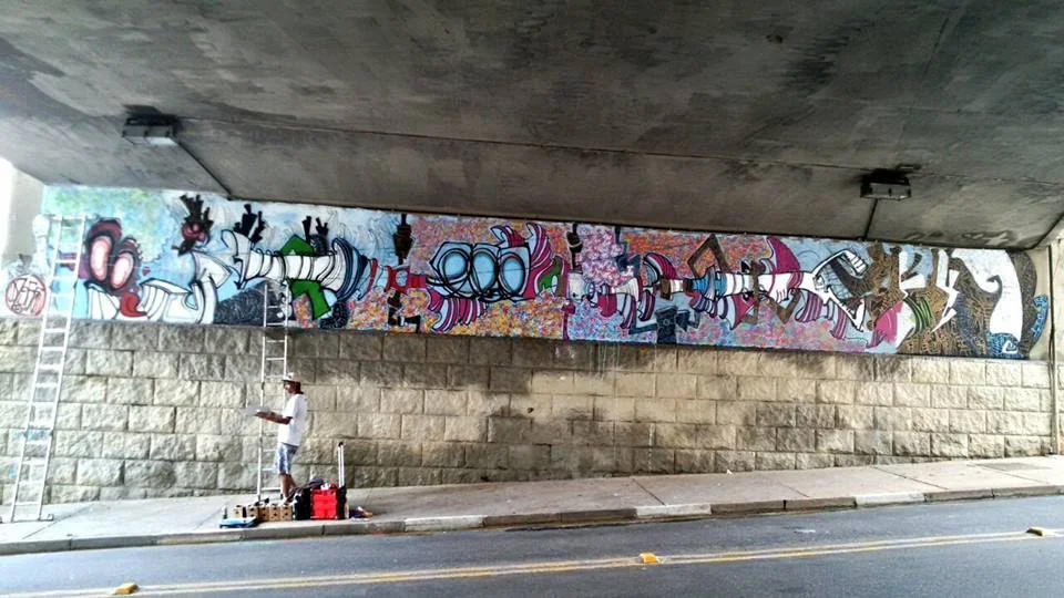 Freestyle no túnel Ramos de Azevedo, São Paulo, 2018